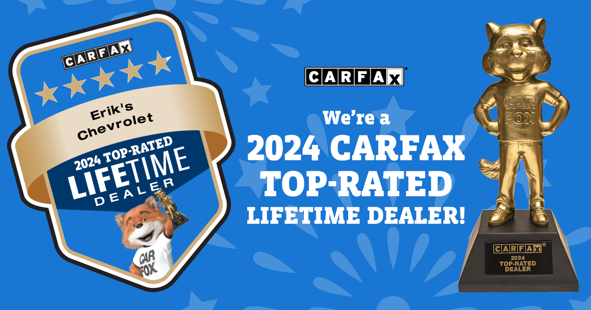 Erik's Chevrolet of Kokomo, IN - A Carfax Top-Rated Lifetime Dealer!