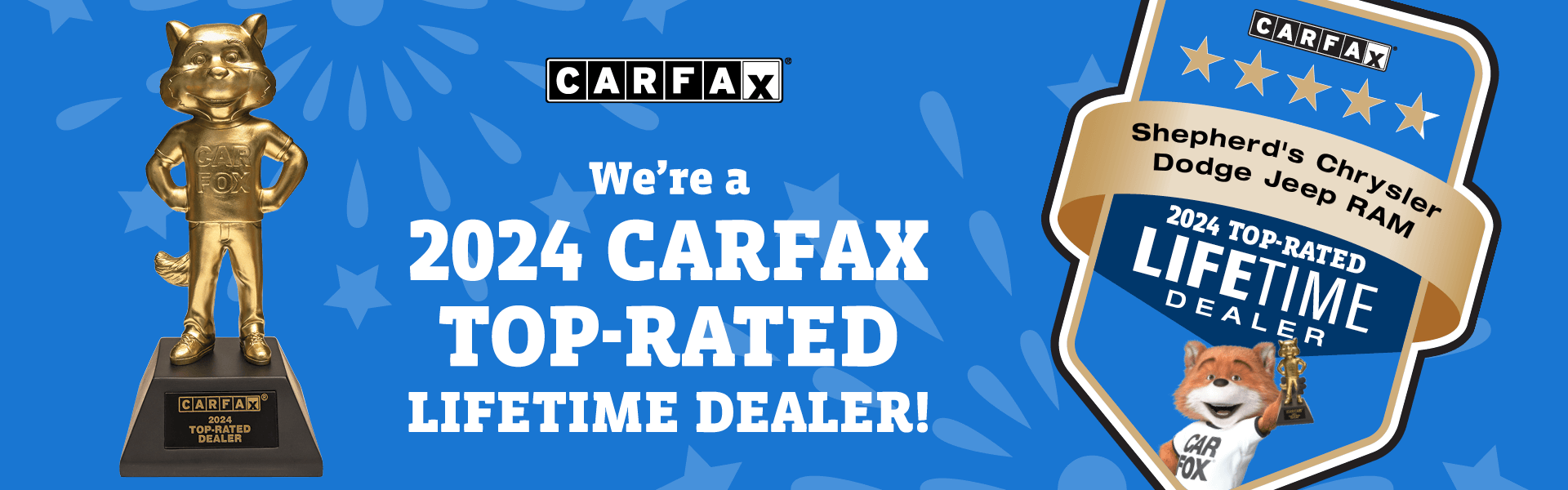 Shepherd’s Chrysler Dodge Jeep RAM of Auburn, IN - A Carfax Top-Rated Lifetime Dealer!