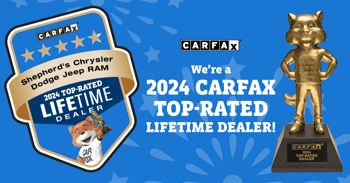 Shepherd’s Chrysler Dodge Jeep RAM of Auburn, IN - A Carfax Top-Rated Lifetime Dealer!