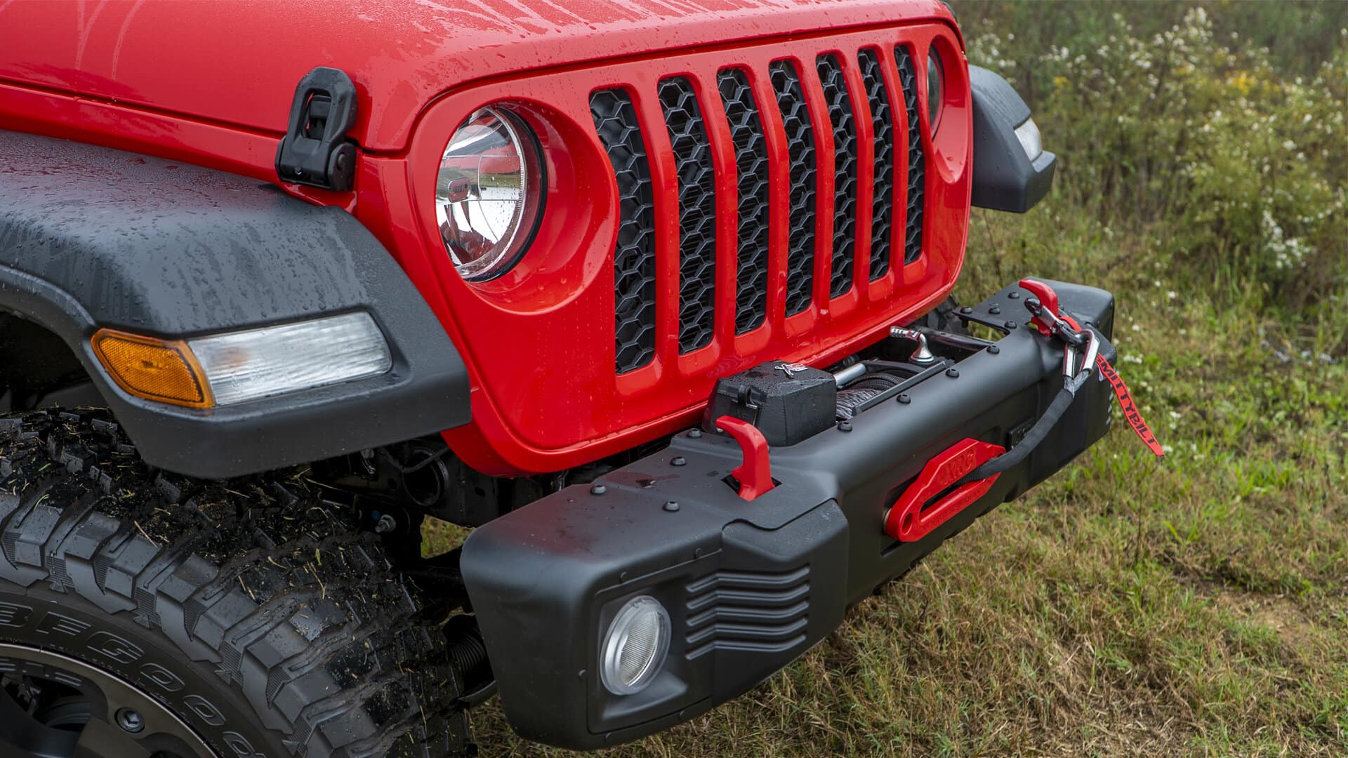 SCA Jeep Gladiator Black Widow Front Grille.