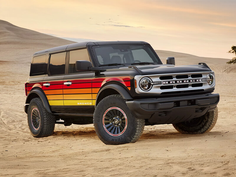 Unleash your spirit of adventure with the legendary Ford Bronco, ready to conquer both the city streets of Brazil and the rugged Indiana trails, available for you at York Ford.