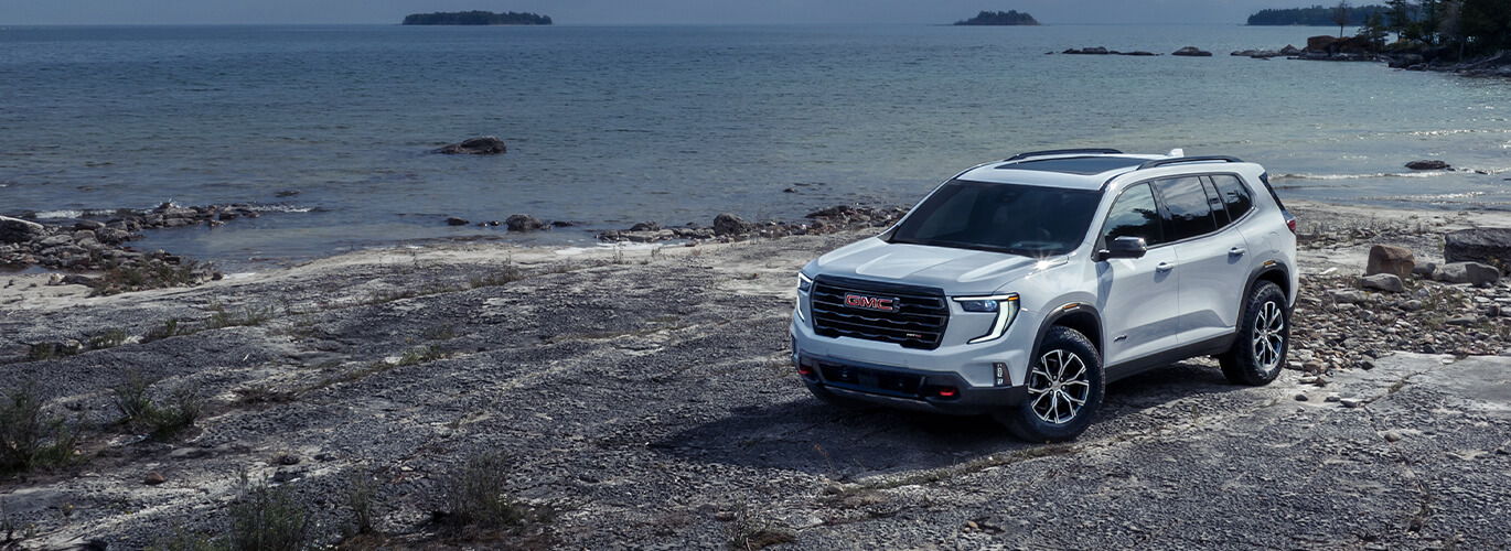 The 2024 GMC Acadia keeps you connected, see the tehcnology included at Shepherd's Kendallville near Angola, Indiana