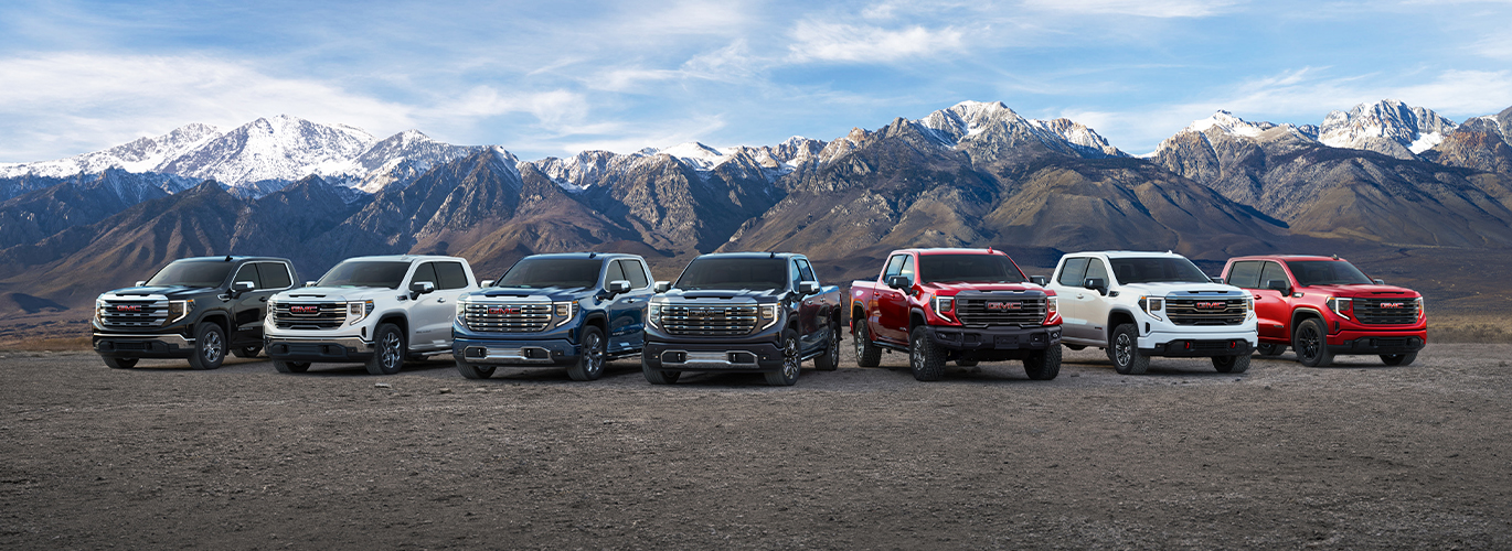 See the lineup of 2024 GMC Sierra 1500 at Coyle CBG near New Albany, Indiana.
