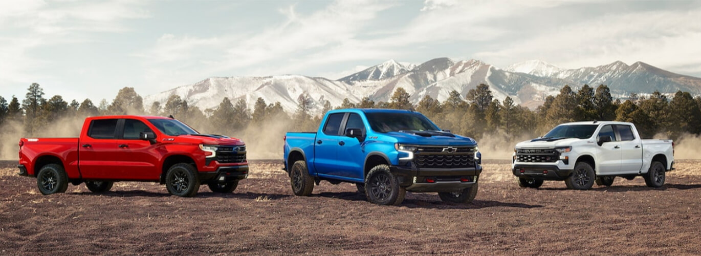 The 2024 Chevrolet Silverado 1500 comes in a variety of trims, see the difference at Coyle CBG in Clarksville, Indiana.