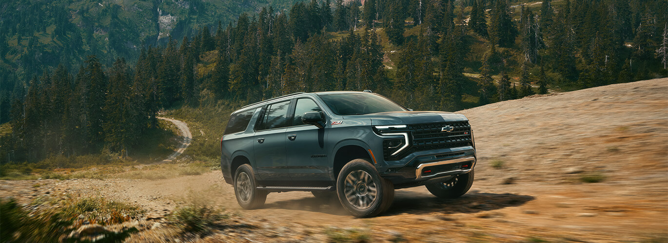 The 2025 Chevrolet Suburban offers impressive space, advanced tech, and trailering power, see it today at Shepherd's near Angola.