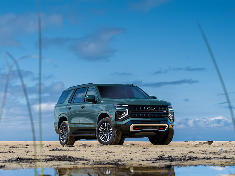 The 2025 Chevy Tahoe combines bold styling, advanced technology, and spacious comfort—making it the ultimate SUV for families on the go at Shepherd’s near Huntington.